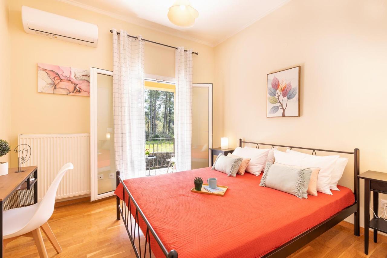 Spyrelia Villa With Private Pool & Outdoor Hot Tub Dassia  Esterno foto