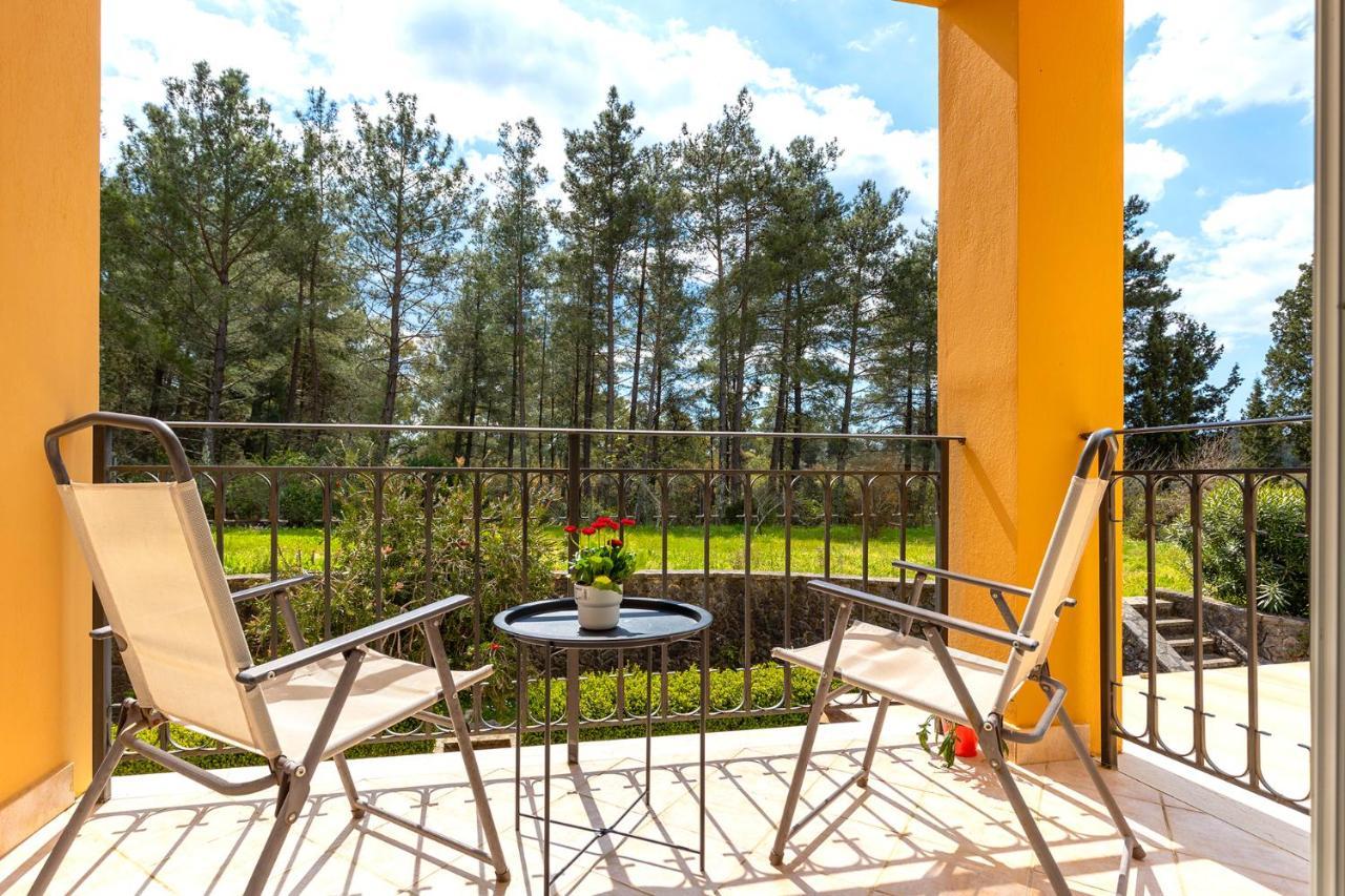 Spyrelia Villa With Private Pool & Outdoor Hot Tub Dassia  Esterno foto